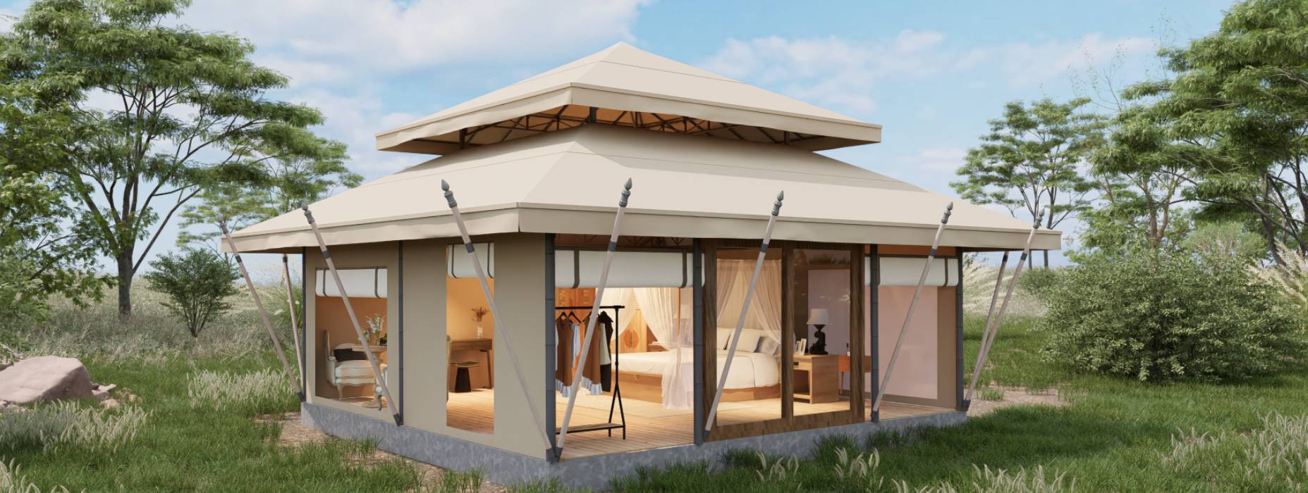 柳南区户外野奢帐篷